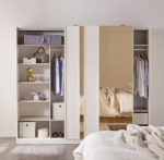 ⁦خزانة ملابس أوروم 22 - بابين انزلاقيين وأدراج⁩ - الصورة ⁦4⁩