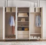 خزانة ملابس سامنتا 21 - بـ 6 أبواب وأدراج - الصورة 4