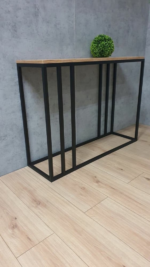 طاولة مدخل روجر سوداء معدن - Image 5