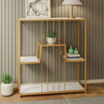 طاولة مدخل ذهبية