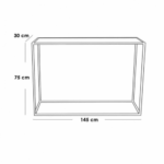 ⁦طاولة مدخل مودرن خشبية⁩ - الصورة ⁦2⁩