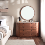 طاولة تزيين مع مرآة- 4 أدراج- ميليسا