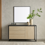 طاولة تزيين بـ3 أدراج مع مرآة - روبي