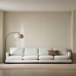 كنبه وتش كتان بيج