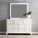 طاولة تزيين بـ7 أدراج ومرآة - إيستي