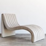 أريكة أودين مخمل بيج - Image 2