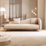 ⁦أريكة أطياف كتان بيج⁩ - الصورة ⁦2⁩