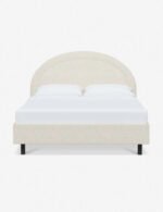 ⁦سرير سبيك كتان بيج⁩ - الصورة ⁦2⁩