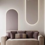 كنبه زين مخمل بيج