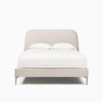 سرير صلاتن كتان بيج