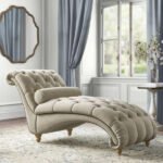 أريكة رفاهية مخمل بيج