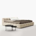 سرير إيدريك كتان بيج