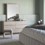 ⁦طاولة تزيين 6 أدراج بمرآة - وارن⁩ - الصورة ⁦2⁩