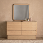 ⁦طاولة تزيين 6 أدراج مع مرآة - نيبولو⁩ - الصورة ⁦3⁩