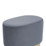 بوف بيضاوي رصاصي