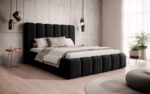 Catalan Velvet Multi-Colored Bed - Image 4