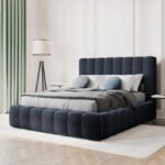 Catalan Velvet Multi-Colored Bed - Image 3