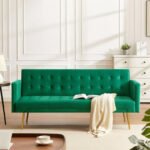 ⁦كنبه داليا مخمل متعدد الألوان⁩ - الصورة ⁦4⁩