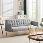 ⁦كنبه داليا مخمل متعدد الألوان⁩ - الصورة ⁦2⁩