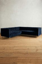 نسيم كنب زاوية مخمل كحلي