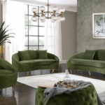 Realm Green Sofa Set