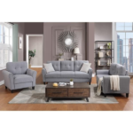 Gen'S Grey Sofa Set - Image 2
