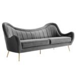 Haagen Multi-Colored Velvet Sofa - Image 2