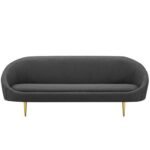 Freja Linen Gray Sofa - Image 2