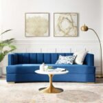 ⁦كنبه أودان مخمل متعدد الألوان⁩ - الصورة ⁦3⁩