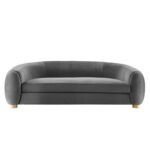Snow Velvet Multi-Colored Sofa - Image 3