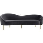 Vienna Velvet Sofa In Multiple Colors - Image 3