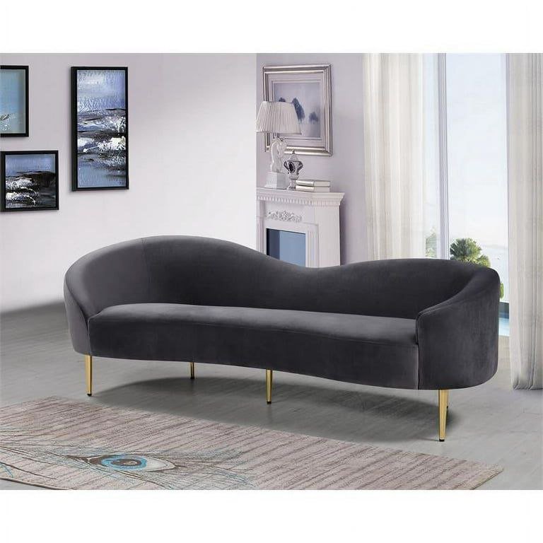 IMG_2085 Vienna Velvet Sofa In Multiple Colors - Image 1