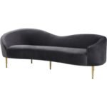 Vienna Velvet Sofa In Multiple Colors - Image 2