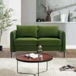 Regency Multi-Colored Velvet Sofa - Image 6