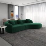 Louis Vuitton Green Velvet Sofa