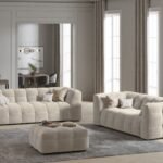 أطقم كنب موكاتن مخمل بيج