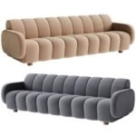 Nostalgia Multi-Colored Velvet Sofa - Image 3