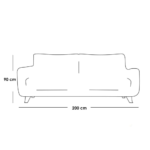 Ilumi Beige Sofa Set - Image 3