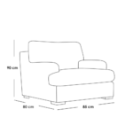 Ilumi Beige Sofa Set - Image 5