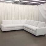 كنب زوية  سروانت مخمل أبيض