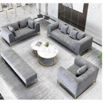 طقم كنب رمادى