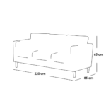 طقم كنب رمادى - الصورة 6