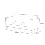 Turquoise Sofa Set - Image 3