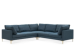 New York Loft Corner Sofa, Navy Linen