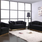 Black Diamond Sofa Set