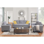 Gen'S Grey Sofa Set - Image 4