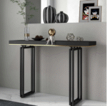 Modern Black Console With An Elegant Design