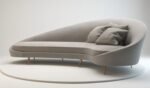 Stellar Beige Velvet Sofa - Image 3