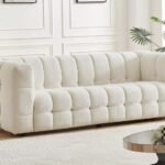 Beige Chanel-Style Sofa