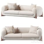 Sunset Chanel Beige Sofa - Image 2